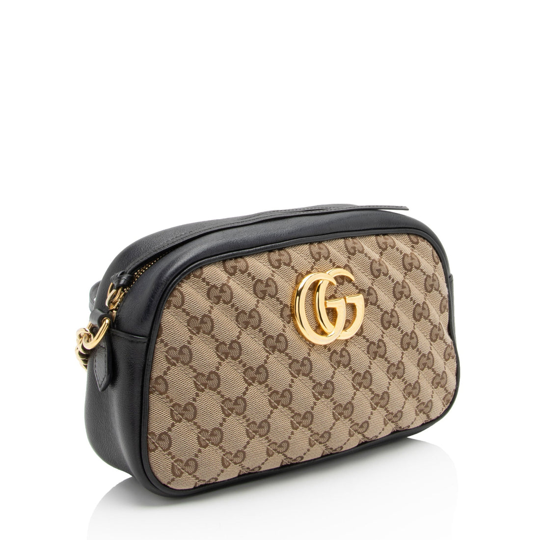 Gucci GG Canvas GG Marmont Small Shoulder Bag (SHF-09Q1ec)