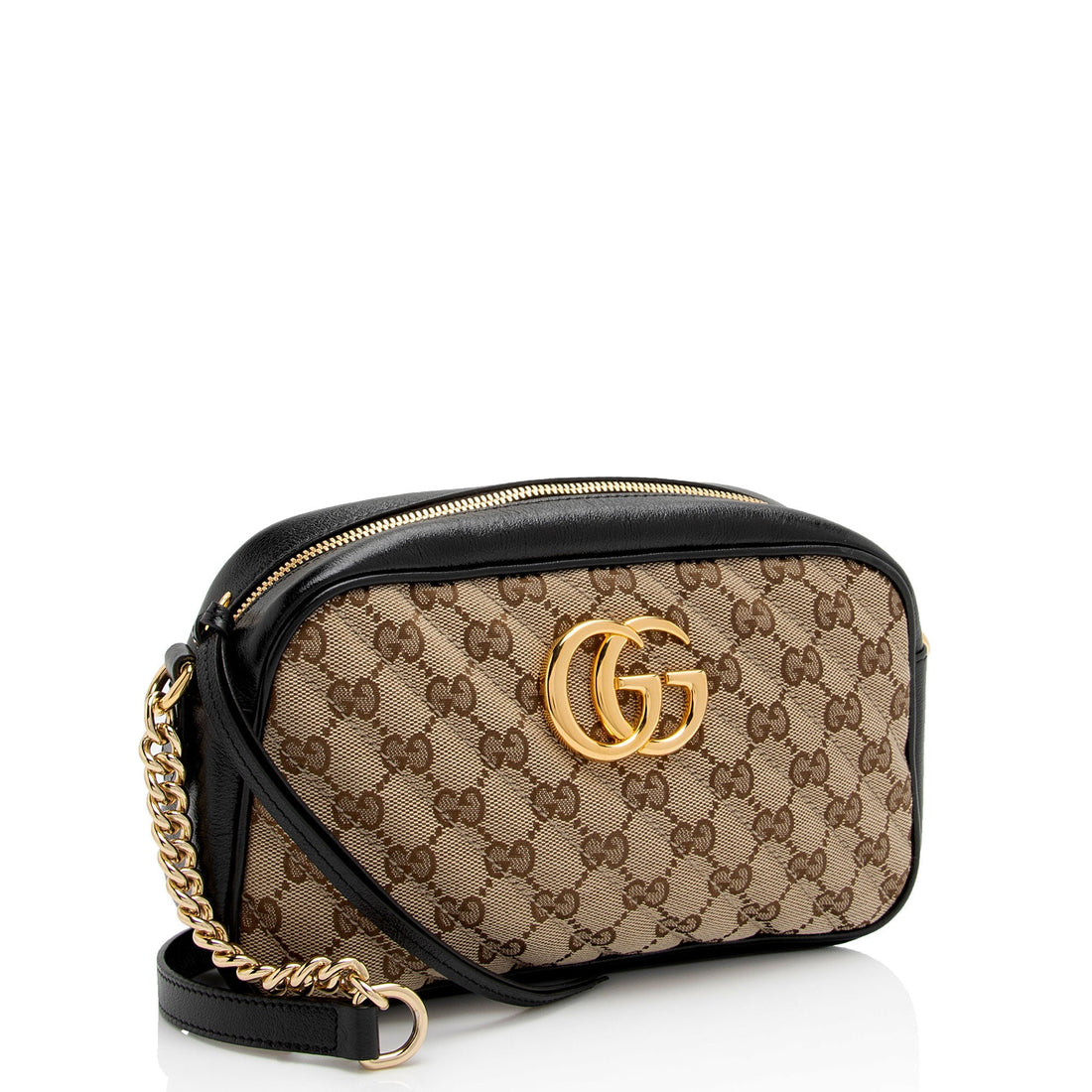 Gucci GG Canvas GG Marmont Small Shoulder Bag (SHF-OkDG16)