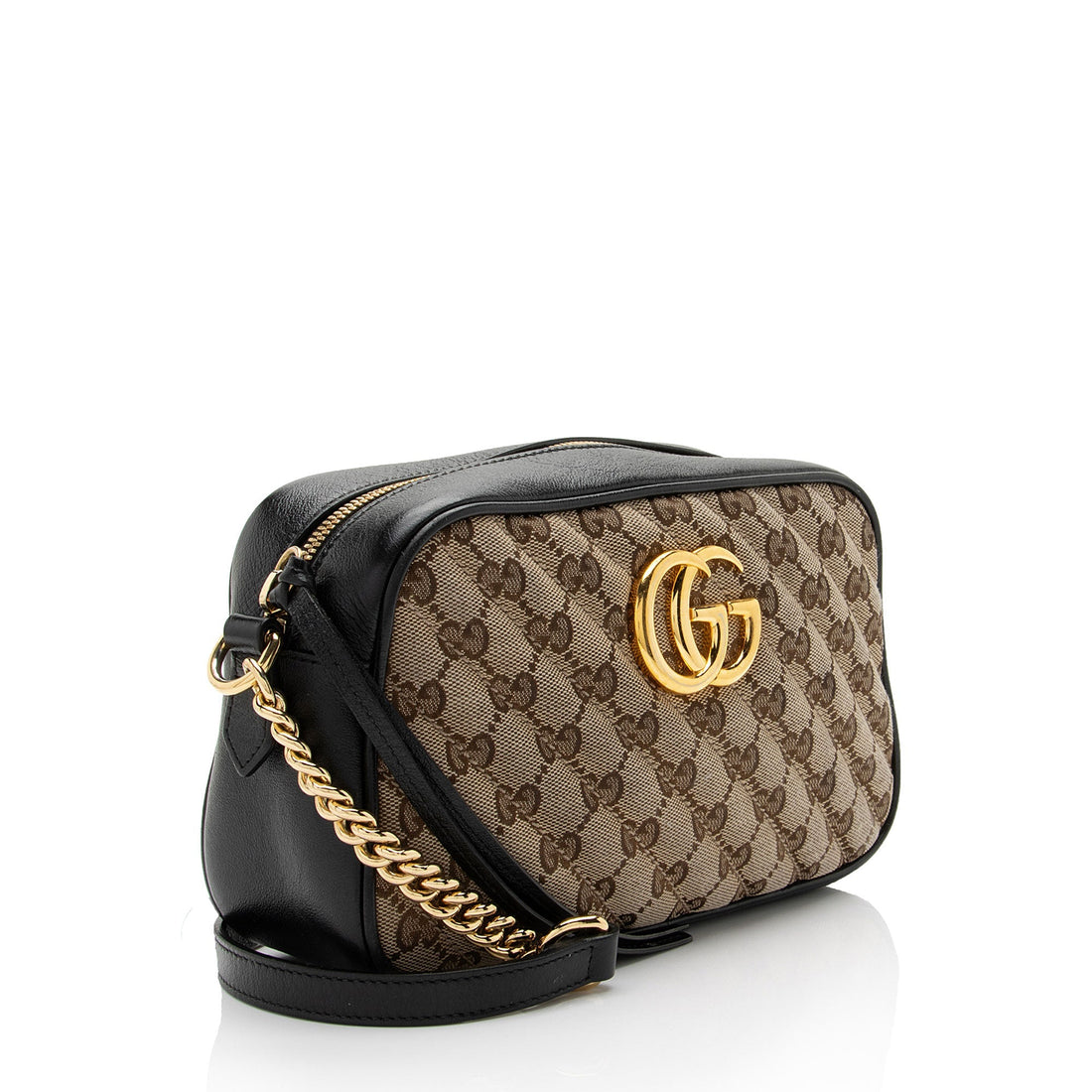 Gucci GG Canvas GG Marmont Small Shoulder Bag (SHF-b59UzC)