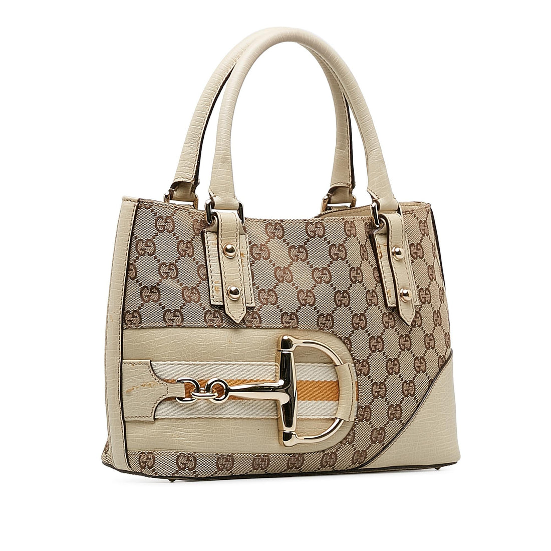 Gucci GG Canvas Hasler Web Shoulder Bag (SHG-gXgbJg)