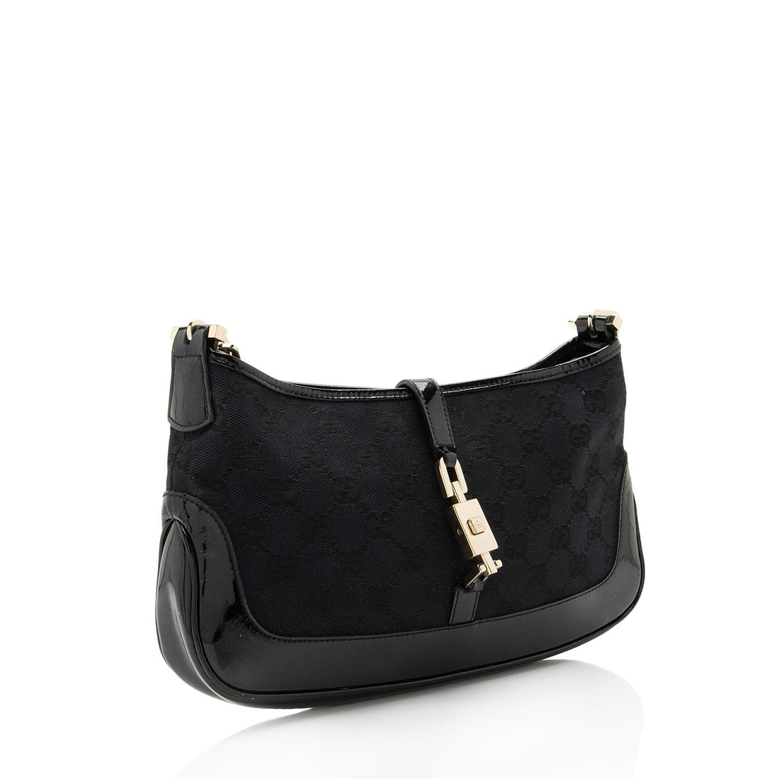 Gucci GG Canvas Jackie Chain Small Shoulder Bag (SHF-MrNplz)