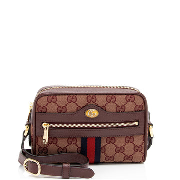Gucci GG Canvas Ophidia Mini Shoulder Bag (SHF-xkp3mR)