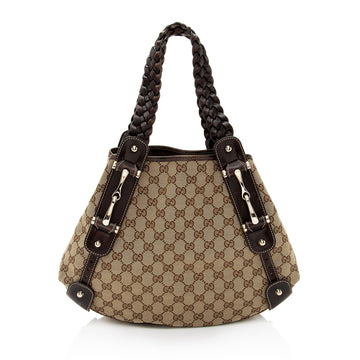 Gucci GG Canvas Pelham Small Shoulder Bag (SHF-HW7KzX)