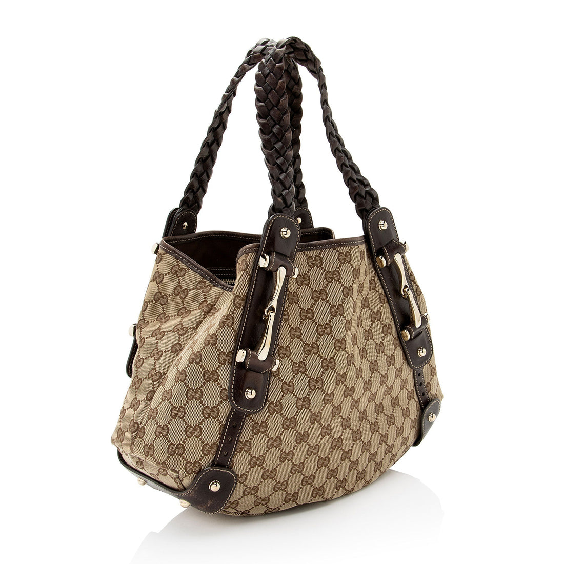 Gucci GG Canvas Pelham Small Shoulder Bag (SHF-HW7KzX)