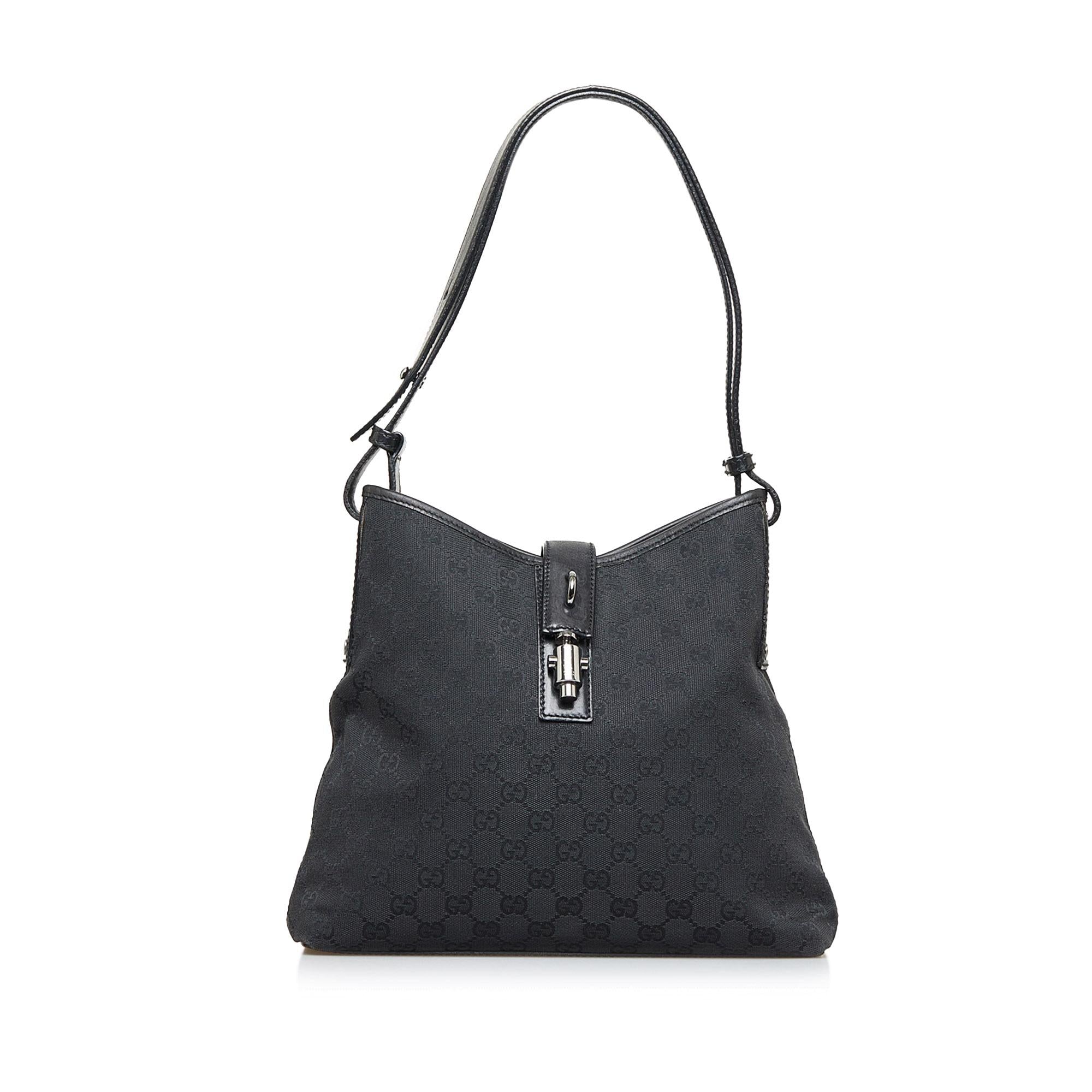 Gucci GG Canvas Piston Shoulder Bag (SHG-UpkBKi)