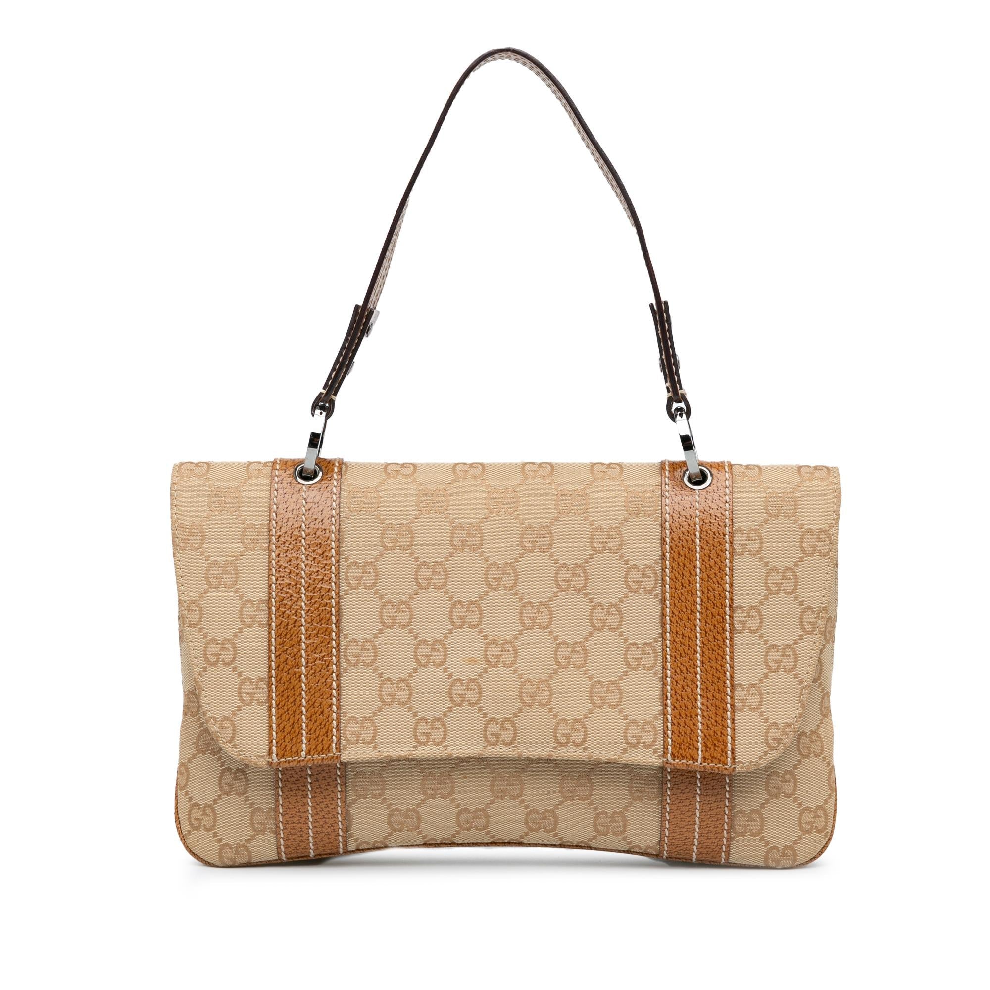 Gucci GG Canvas Shoulder Bag (SHG-4srSMf)