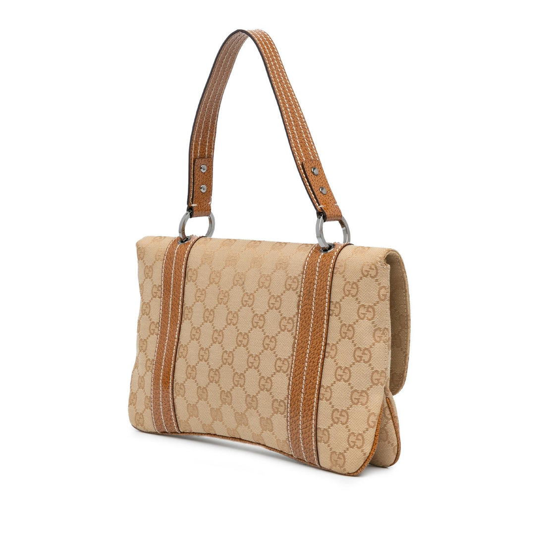 Gucci GG Canvas Shoulder Bag (SHG-4srSMf)