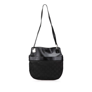 Gucci GG Canvas and Leather Shoulder Bag