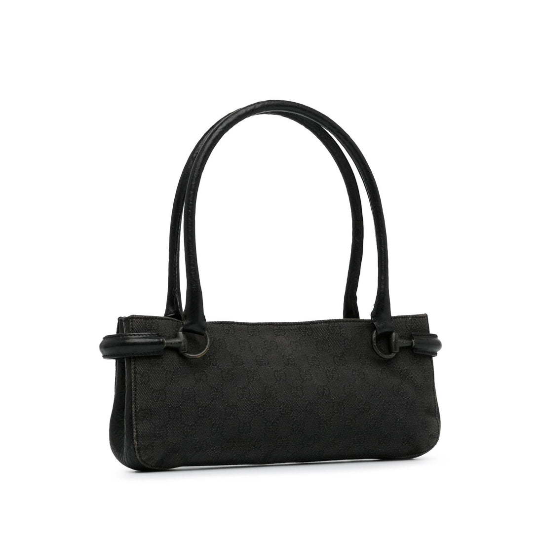 Gucci GG Denim Horsebit Shoulder Bag (SHG-ZaOqO1)