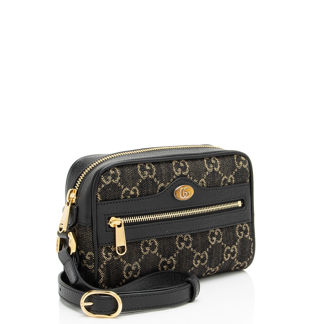 Gucci GG Denim Ophidia Mini Shoulder Bag