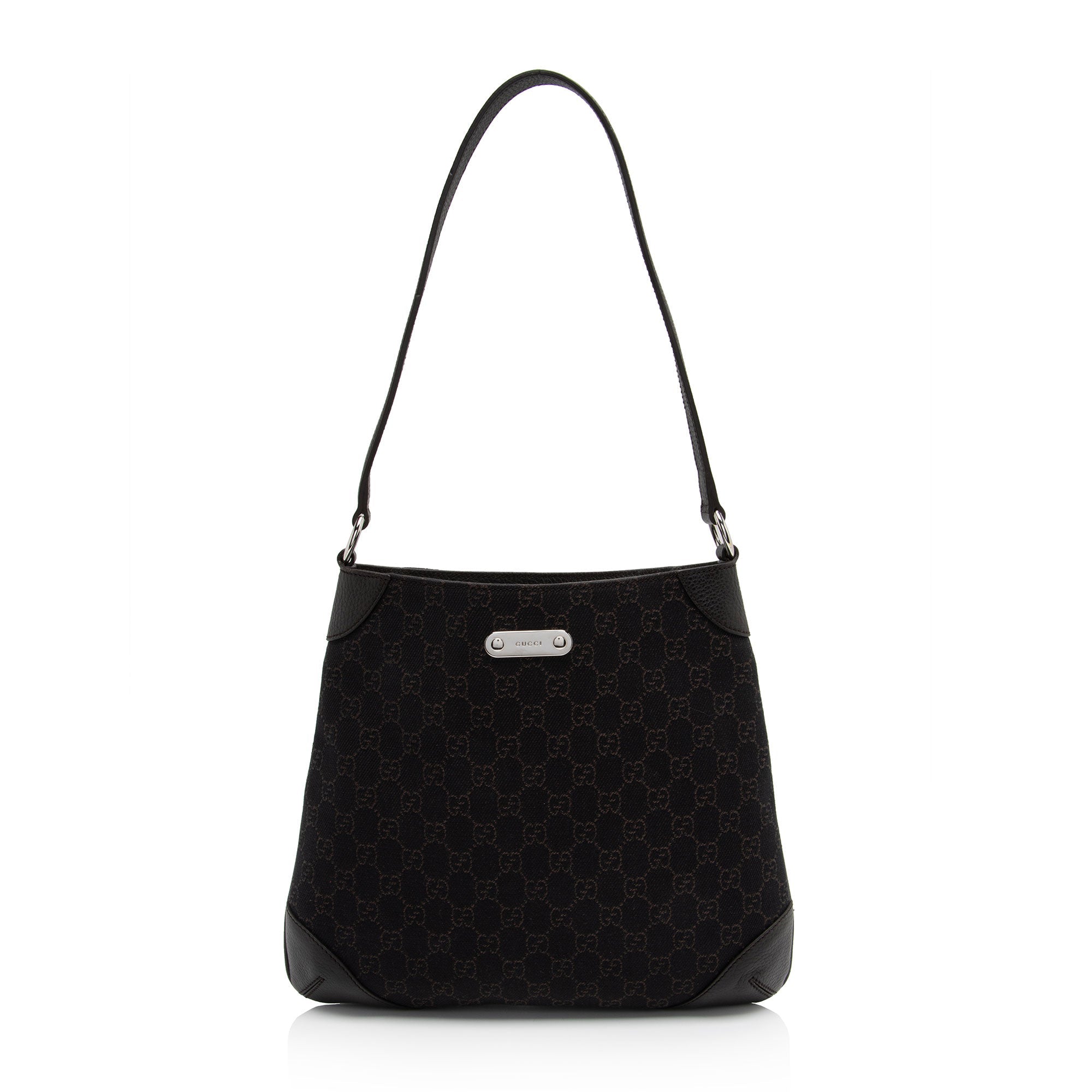 Gucci GG Denim Shoulder Bag (SHF-mP1GGZ)