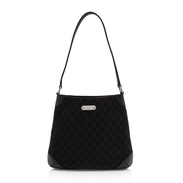 Gucci GG Denim Shoulder Bag (SHF-mP1GGZ)