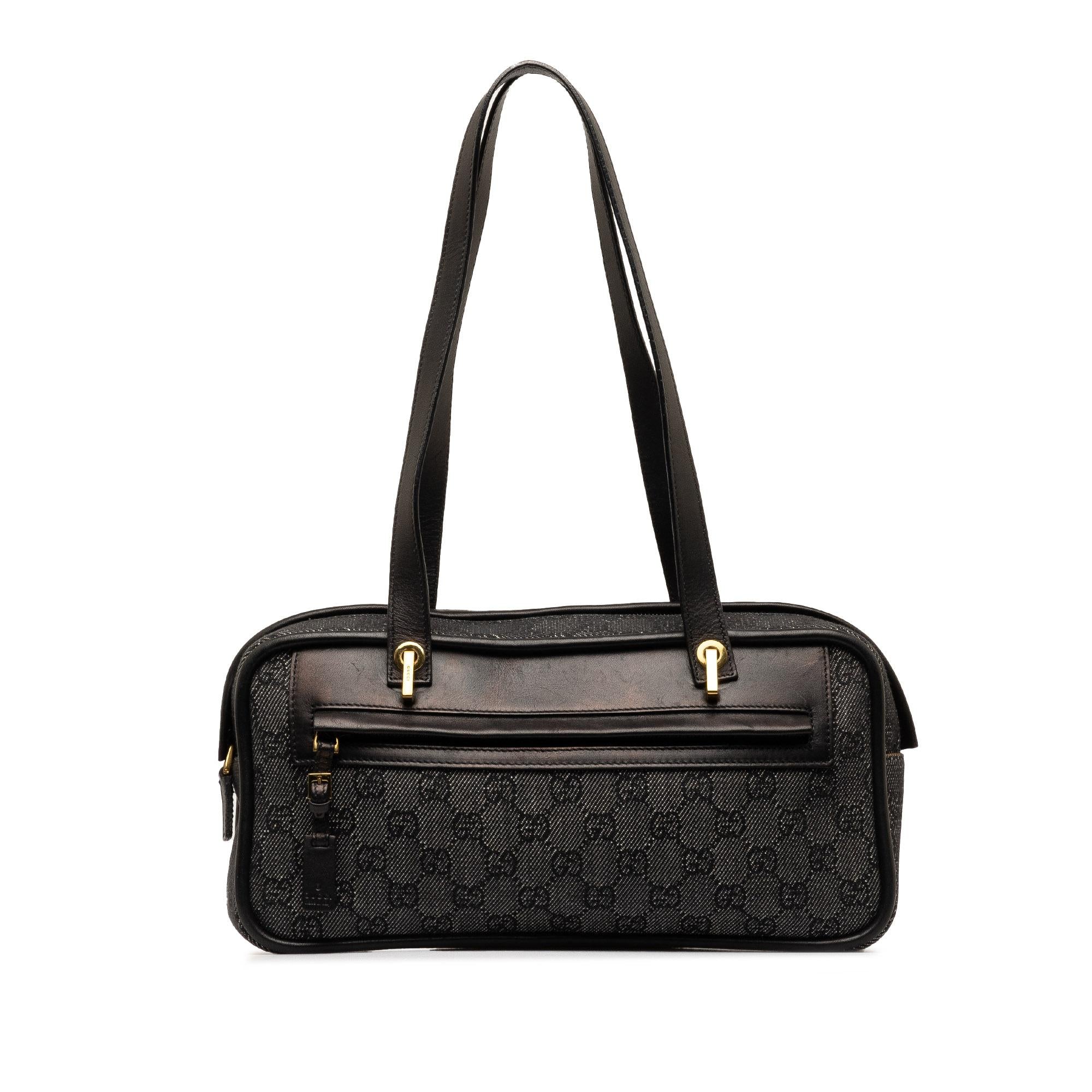 Gucci GG Denim Shoulder Bag (SHG-QwDGp7)