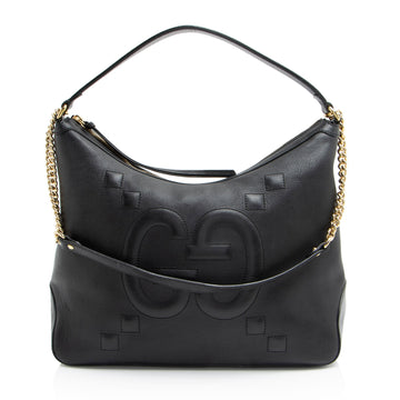 Gucci Jumbo GG Embossed Calfskin Apollo Large Shoulder Bag