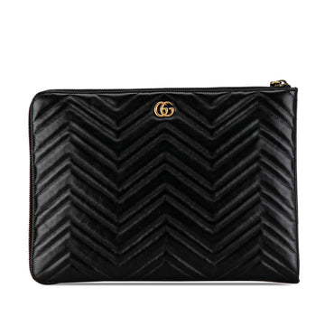 Gucci GG Marmont Portfolio Clutch (SHG-q2dVGz)