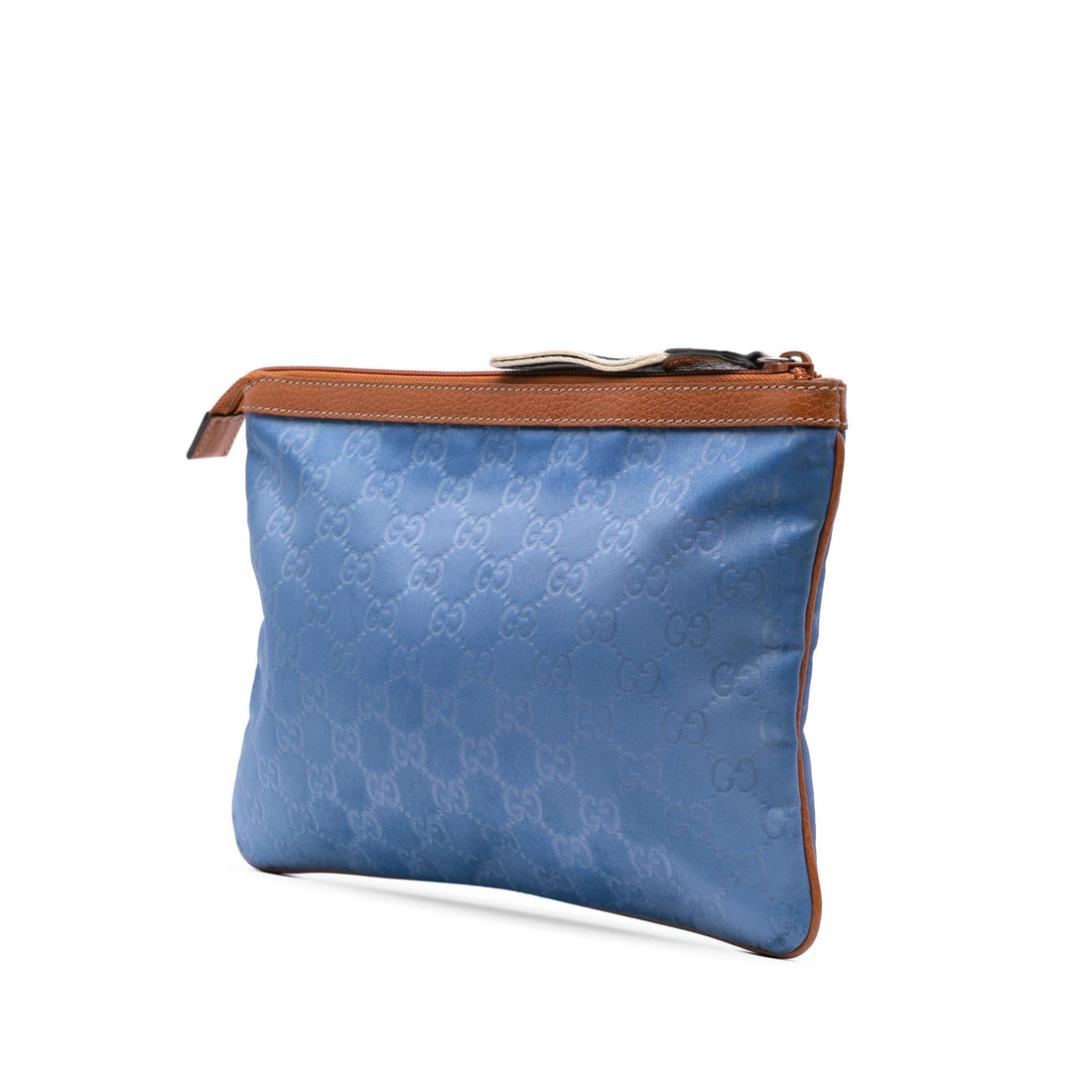 Gucci GG Nylon Top Zip Clutch