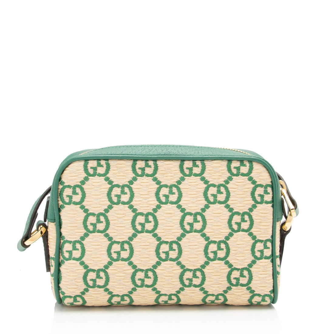 Gucci GG Raffia Ophidia Mini Shoulder Bag (SHF-0gTD9h)