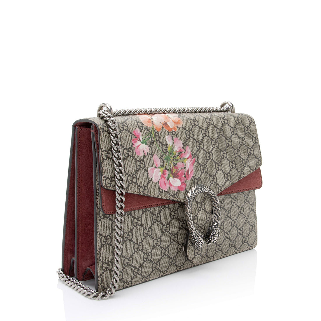 Gucci GG Supreme Blooms Dionysus Medium Shoulder Bag (SHF-GbJW2P)