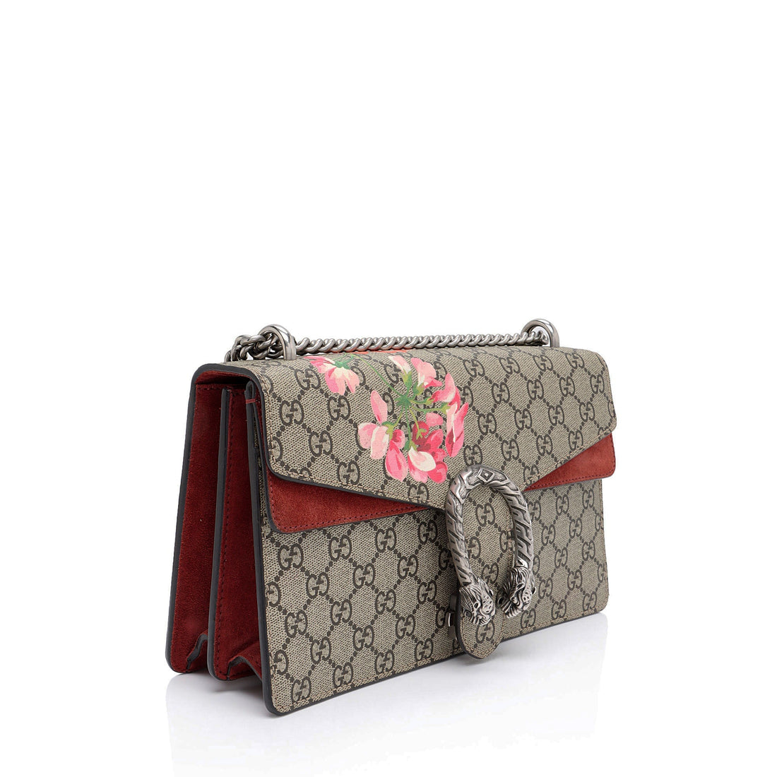 Gucci GG Supreme Blooms Dionysus Small Shoulder Bag (SHF-oXxszK)