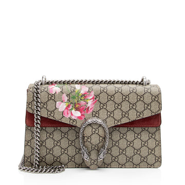 Gucci GG Supreme Blooms Dionysus Small Shoulder Bag (SHF-ZisQDH)