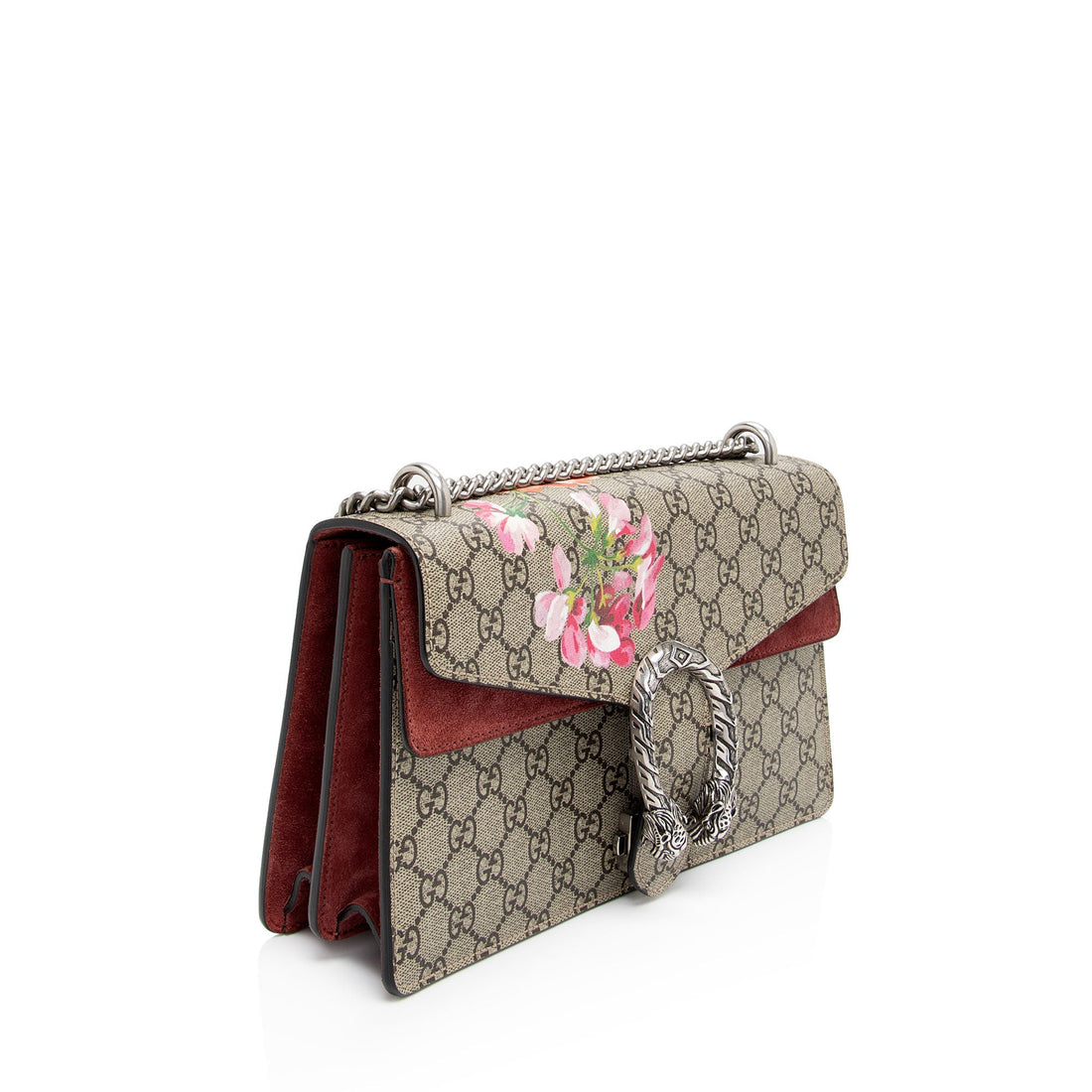 Gucci GG Supreme Blooms Dionysus Small Shoulder Bag (SHF-ZisQDH)