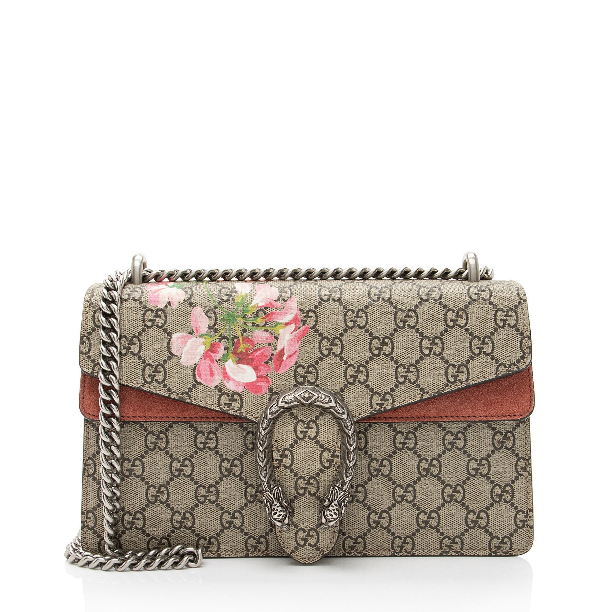 Gucci GG Supreme Blooms Dionysus Small Shoulder Bag