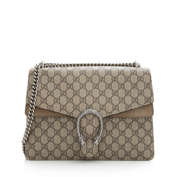 Gucci GG Supreme Dionysus Medium Shoulder Bag (SHF-22470)