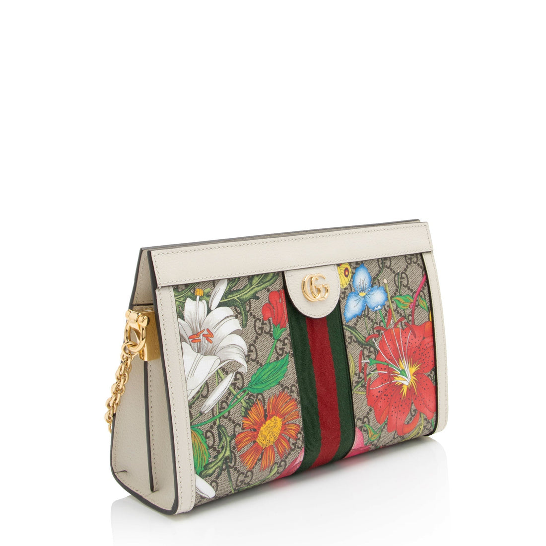 Gucci GG Supreme Flora Ophidia Shoulder Bag (SHF-EhHvKa)