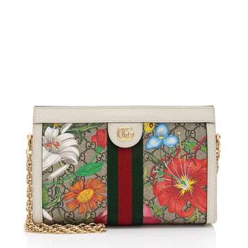 Gucci GG Supreme Flora Ophidia Shoulder Bag (SHF-nYcccu)