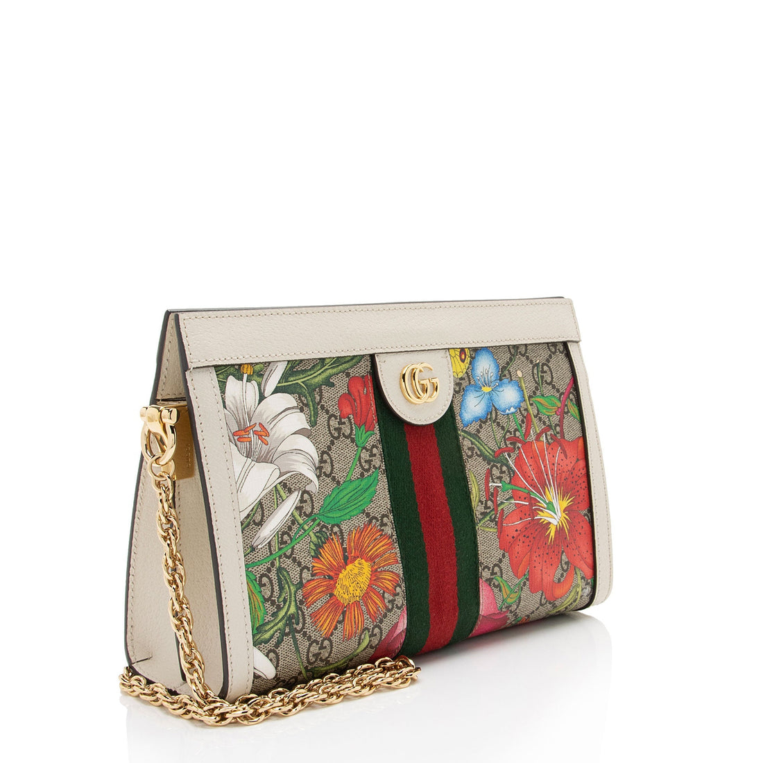 Gucci GG Supreme Flora Ophidia Shoulder Bag (SHF-nYcccu)