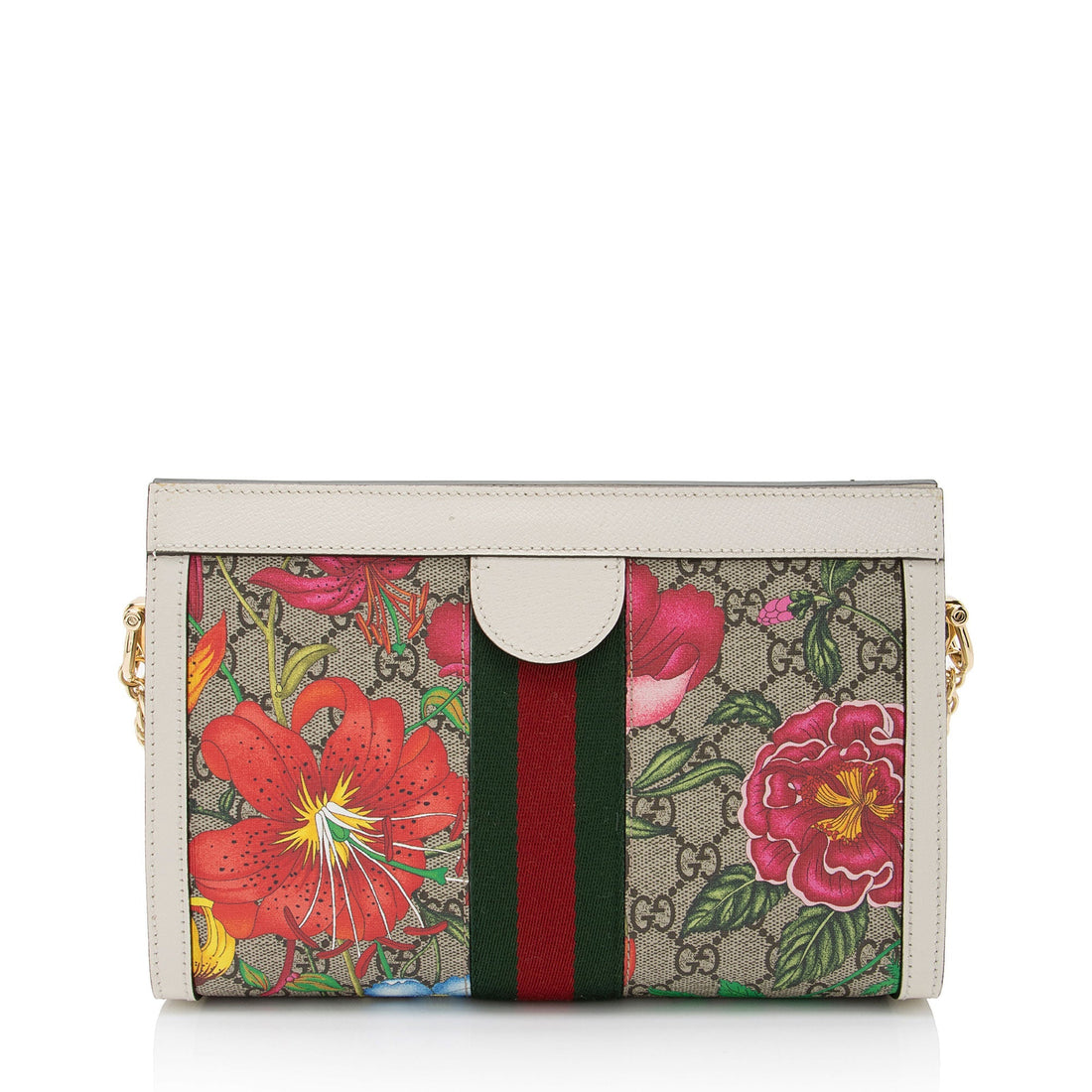 Gucci GG Supreme Flora Ophidia Shoulder Bag