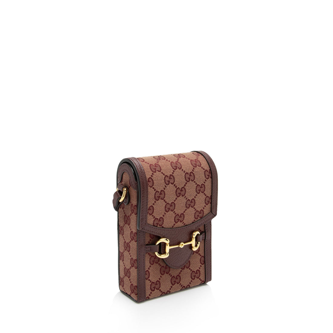 Gucci GG Supreme Horsebit 1955 Vertical Mini Shoulder Bag (SHF-bzUUtz)