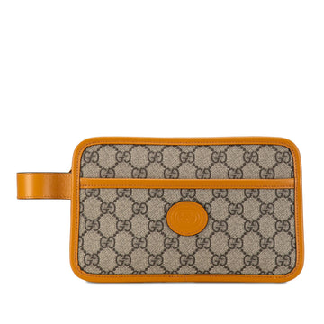 Gucci GG Supreme Interlocking G Clutch (SHG-YuBKLo)