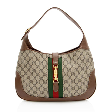Gucci GG Supreme Jackie 1961 Medium Shoulder Bag (SHF-YrD4dP)