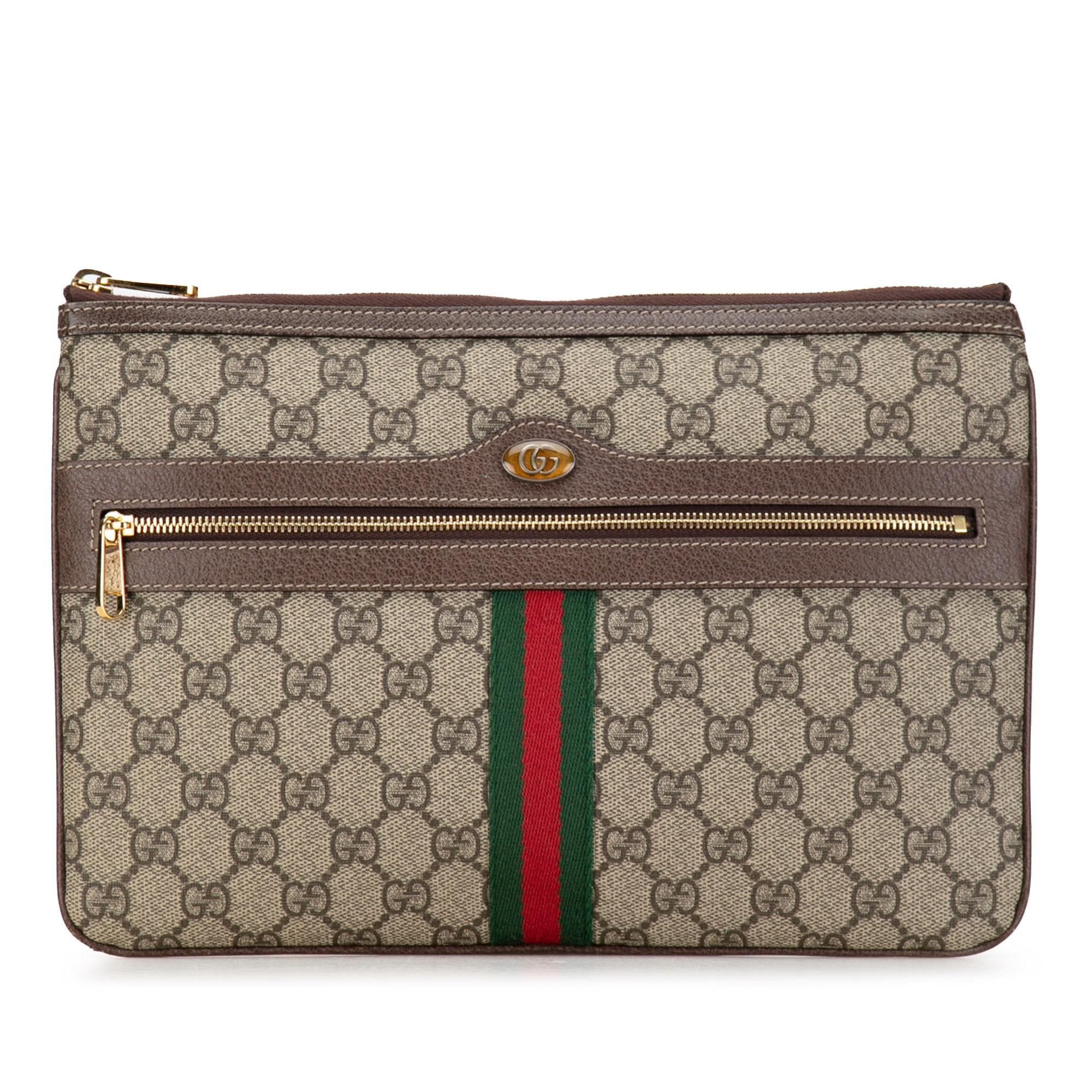 Gucci GG Supreme Ophidia Clutch (SHG-iO15tk)