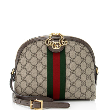 Gucci GG Supreme Ophidia Dome Small Shoulder Bag (SHF-uQuAeg)