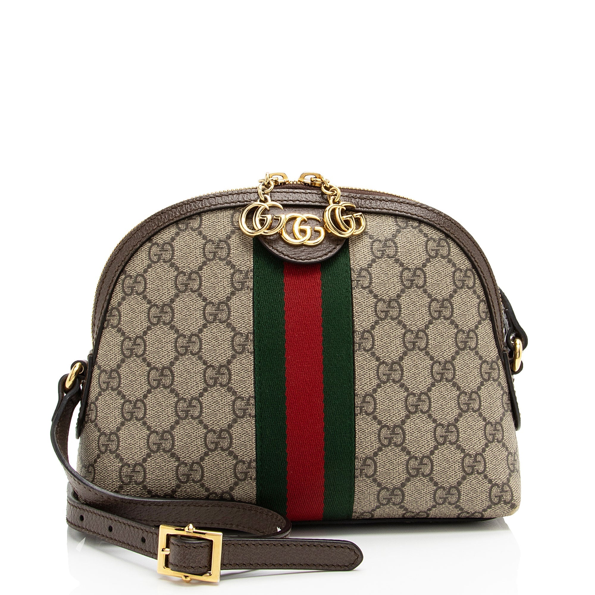 Gucci GG Supreme Ophidia Dome Small Shoulder Bag (SHF-NZZCK4)