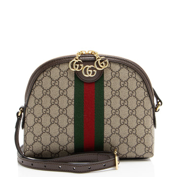 Gucci GG Supreme Ophidia Dome Small Shoulder Bag (SHF-49sn7m)