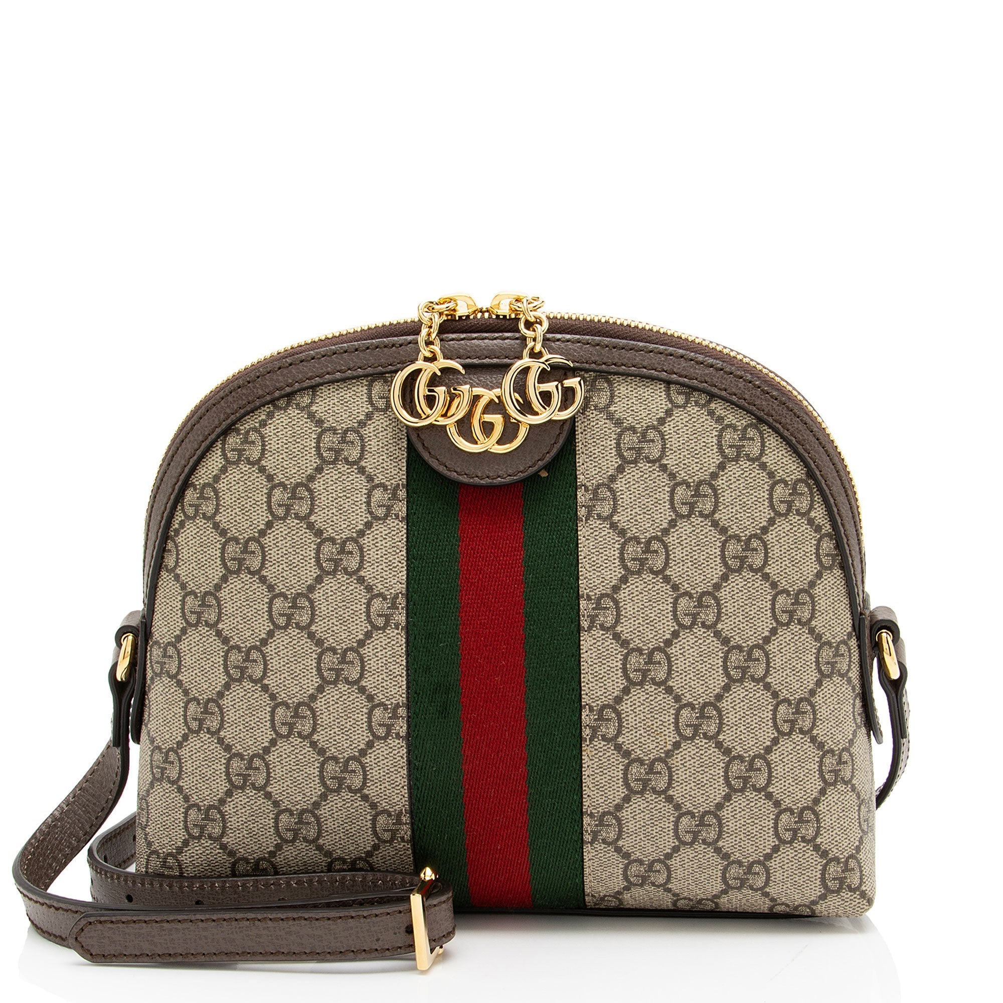 Gucci GG Supreme Ophidia Dome Small Shoulder Bag
