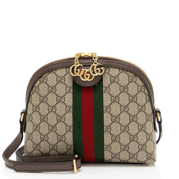 Gucci GG Supreme Ophidia Dome Small Shoulder Bag