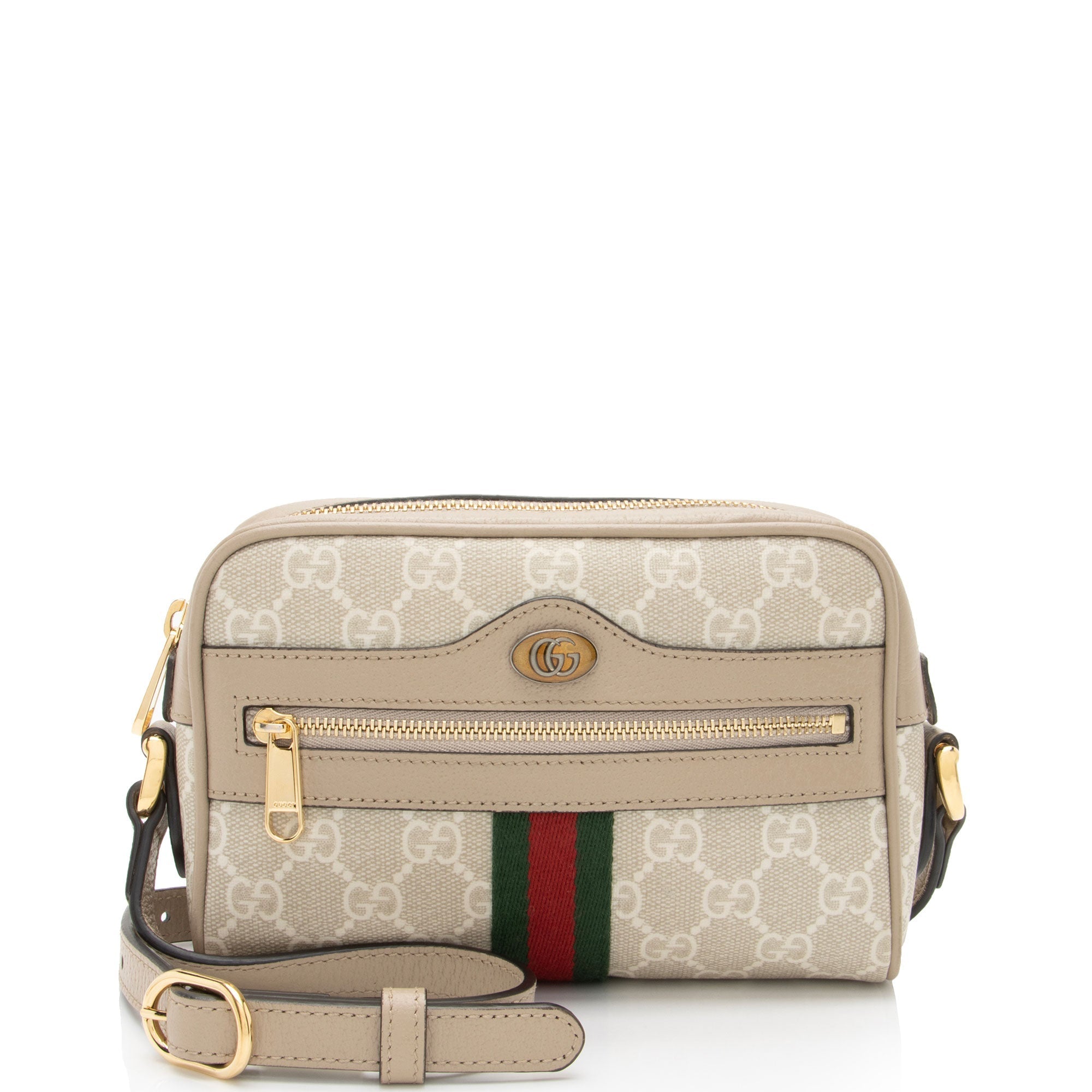 Gucci GG Supreme Ophidia Mini Shoulder Bag (SHF-QD74bF)