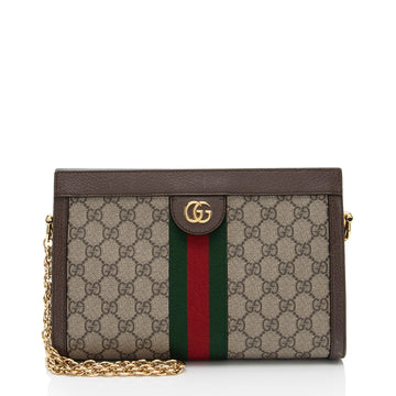 Gucci GG Supreme Ophidia Small Chain Shoulder Bag (SHF-2Wmtiz)