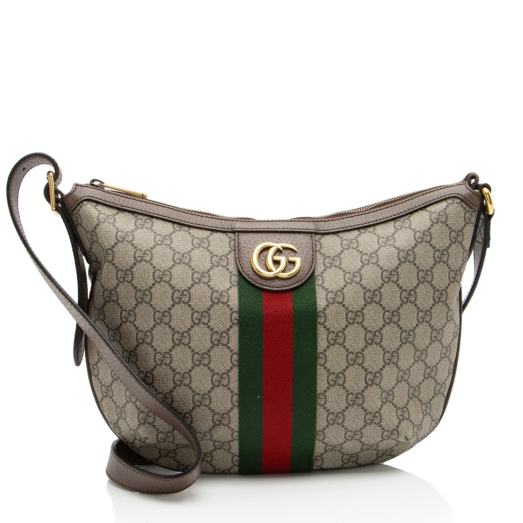 Gucci GG Supreme Ophidia Small Shoulder Bag (SHF-14aWzD)