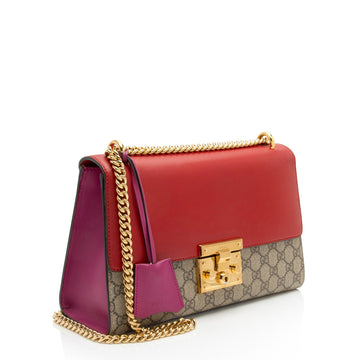 Gucci GG Supreme Padlock Medium Shoulder Bag