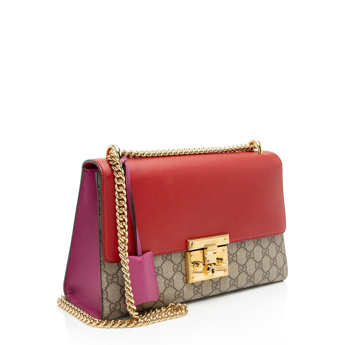 Gucci GG Supreme Padlock Medium Shoulder Bag