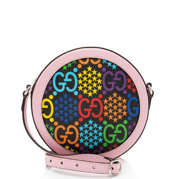 Gucci GG Supreme Psychedelic Round Shoulder Bag (SHF-l3hOoV)