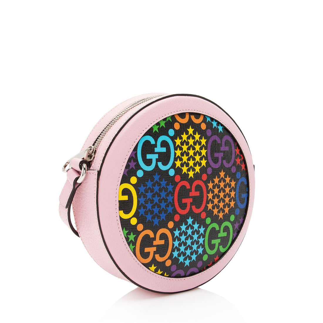 Gucci GG Supreme Psychedelic Round Shoulder Bag (SHF-l3hOoV)