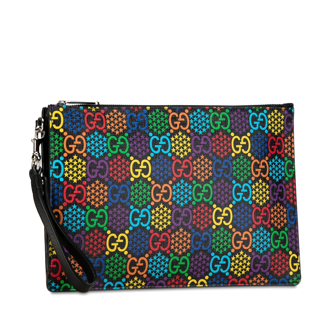 Gucci GG Supreme Psychedelic Zip Clutch (SHG-BbyHzE)