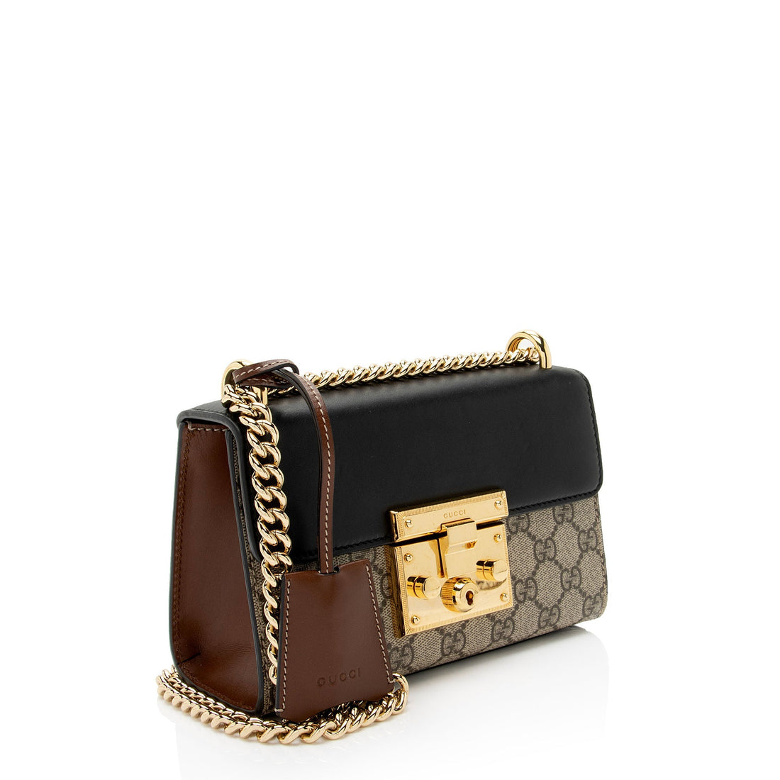 Gucci GG Supreme Small Padlock Shoulder Bag (SHF-rqVDip)