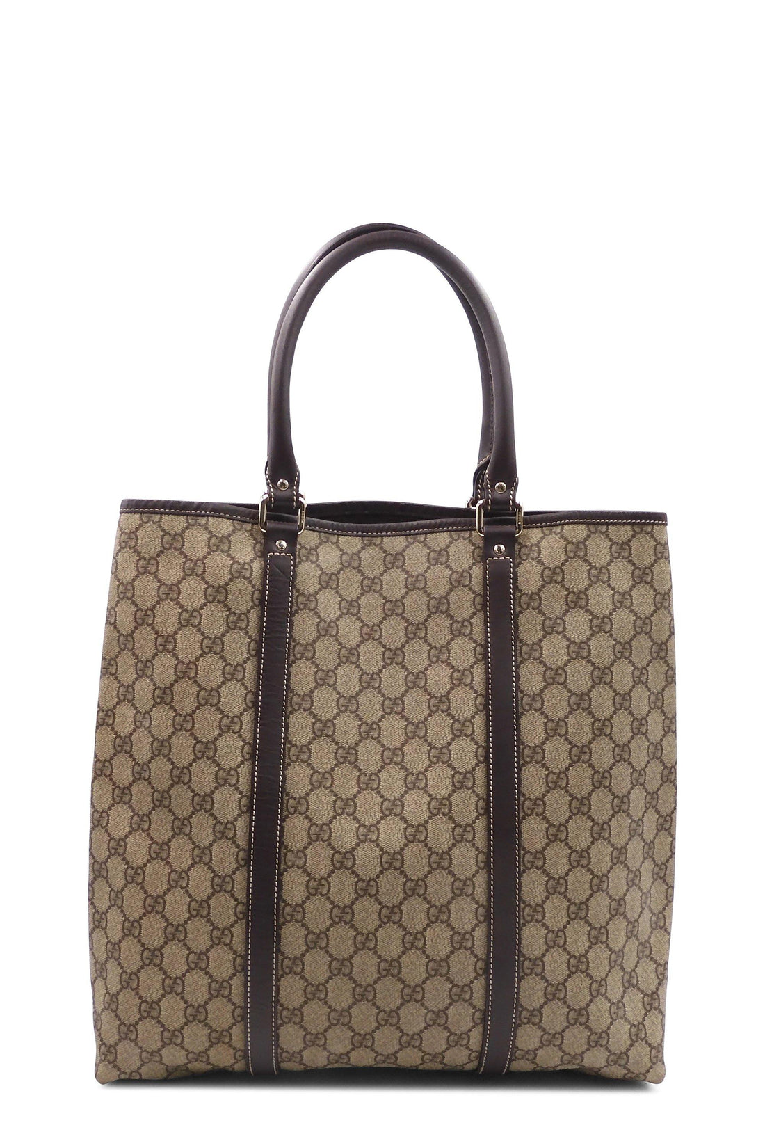 GG Supreme Tall Tote Brown